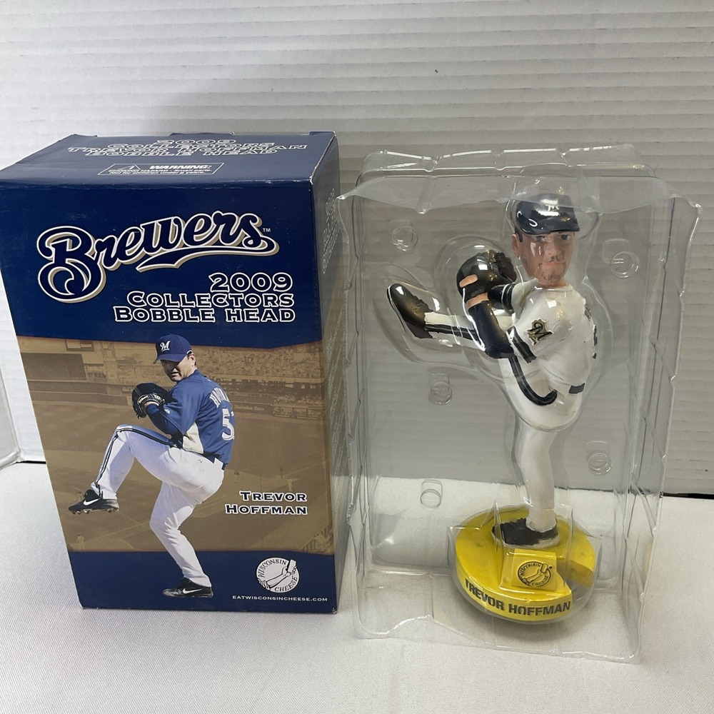 2009 Milwaukee Brewers Trevor Hoffman HOF Bobblehead In Box